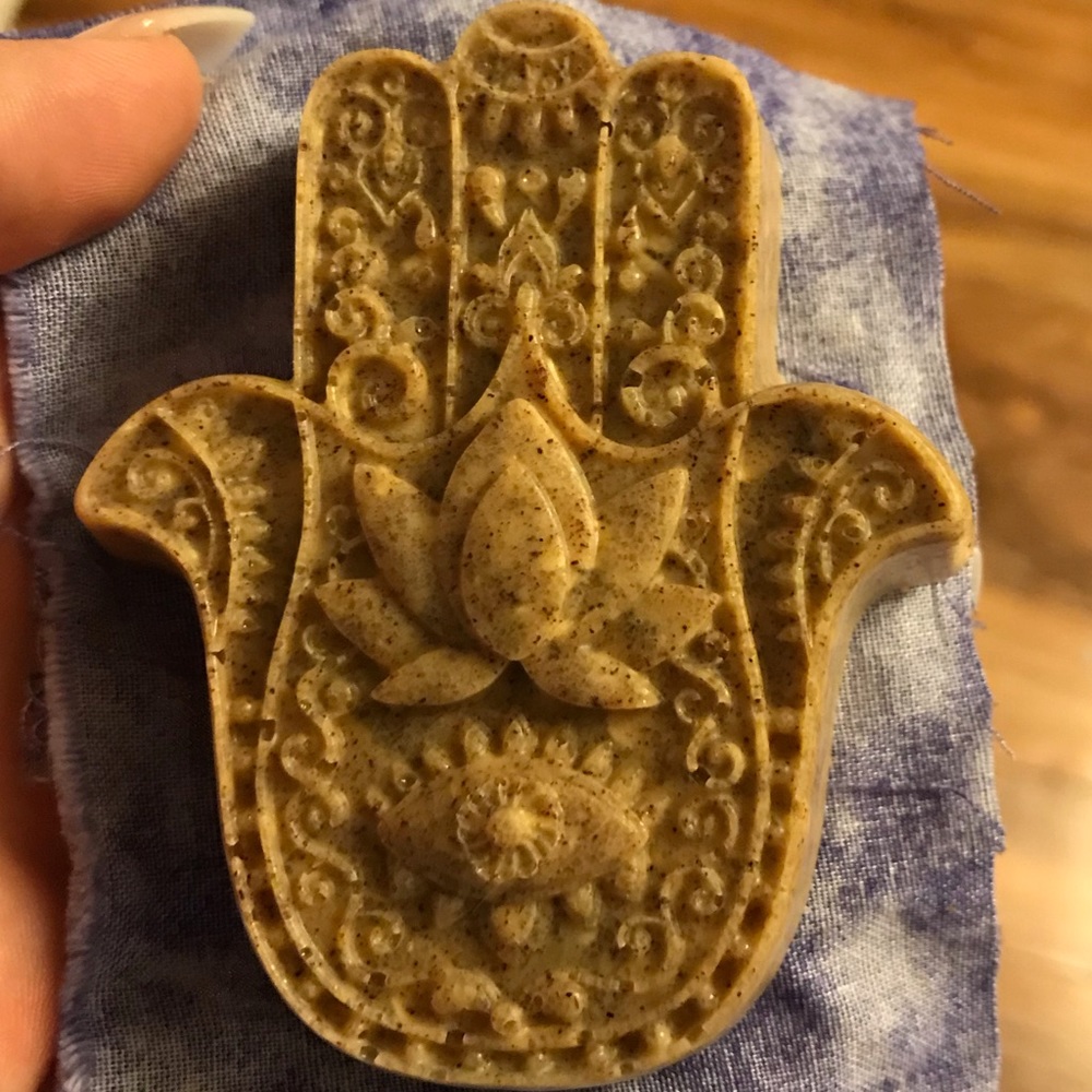 Homemade goats milk soap